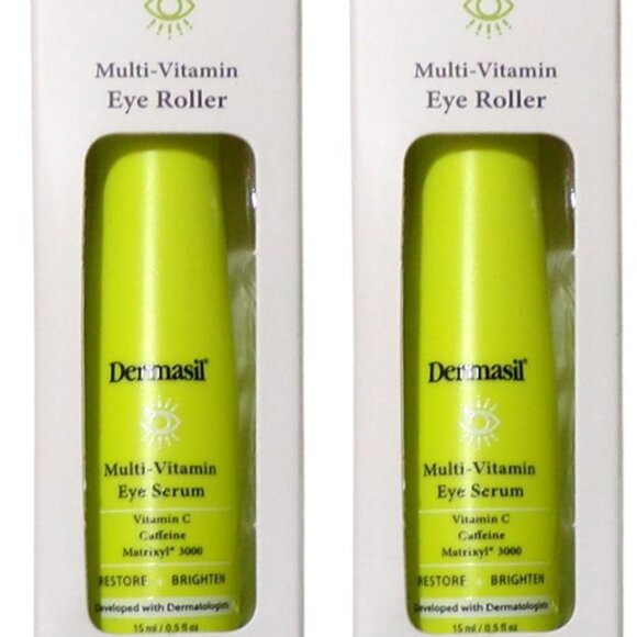 Dermasil Multi-Vitamin Eye Serum - Vitamin C, Caffeine, Matrixyl (Set of 2) - Picture 1 of 4
